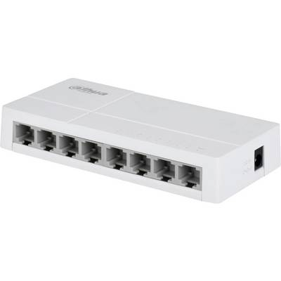 Dahua Technology PoE DH-SF1008L Non gestito Fast Ethernet (10/100) Supporto Power over Ethernet (PoE) Desktop Grigio chiaro
