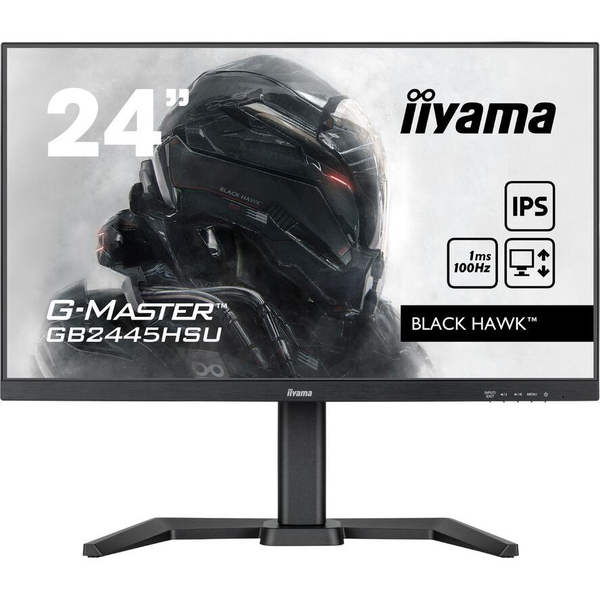 iiyama G-MASTER GB2445HSU-B1 компютърен монитор 61 см (24") 1920 x 1080 пиксела Full HD LED Черен