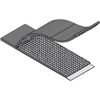 Tépőzáras kábelkötöző, 52,3 x 19,8 x 1,5 mm, fekete, Richco RKWFA-16-300