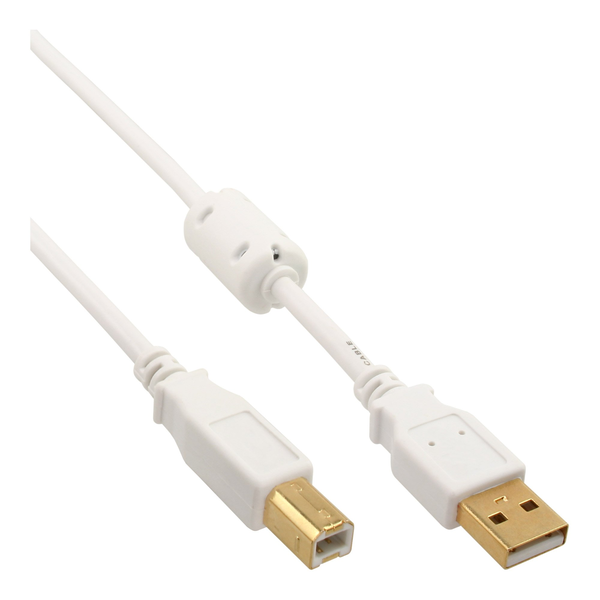 InLine 34515W cavo USB USB 2.0 USB A USB B