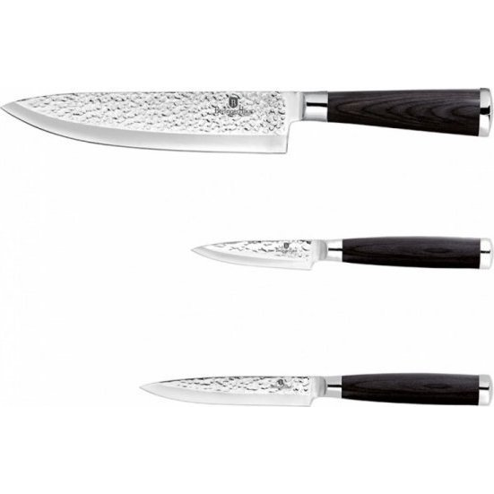 BerlingerHaus BH/2487 Primal Gloss Collection Késkészlet - Rozsdamentes Acél, Fekete (BH-2487)