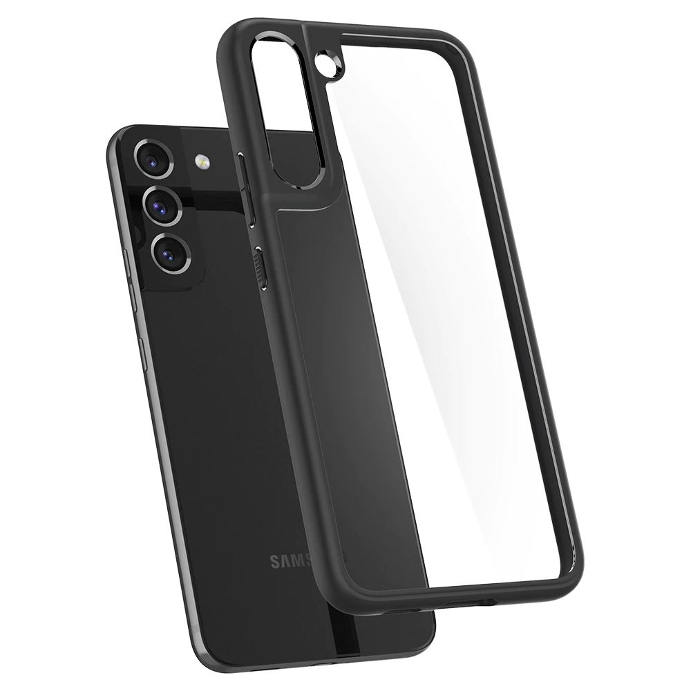 Spigen Ultra Hybrid Samsung Galaxy S22 5G tok átlátszó-fekete (ACS03989) (ACS03989)