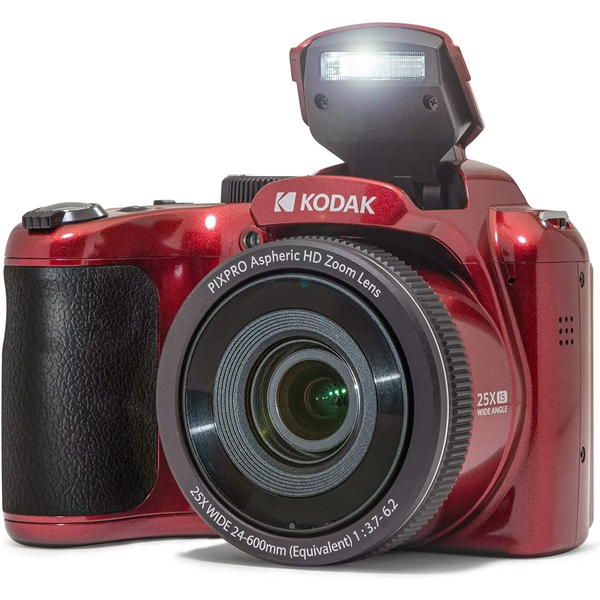 Fotoaparát Kodak PixPro AZ255 s 25x zoomom, červený