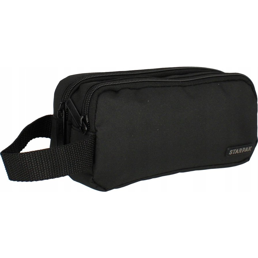 Starpak Kétrekeszes Tolltartó - Fekete (STK PIO648)