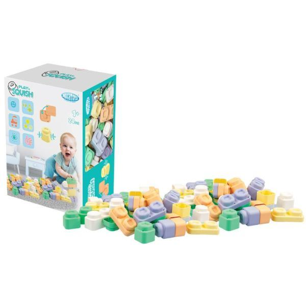 SOFT SENSORY BLOCKS pro děti SET 24 kusů MOCHTOYS polské