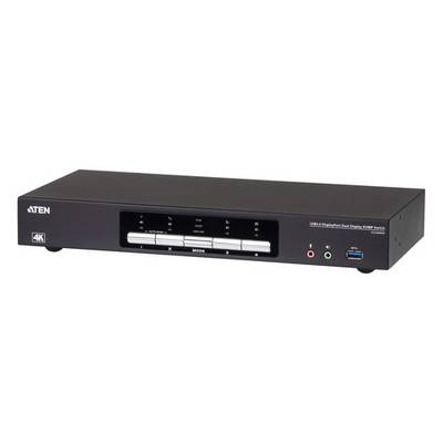ATEN CS1944DPA-AT-G KVM-switch Zwart