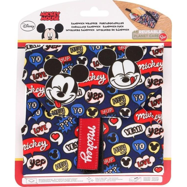  Mickey Mouse Mickey Mouse - Wielorazowa owijka śniadaniowa