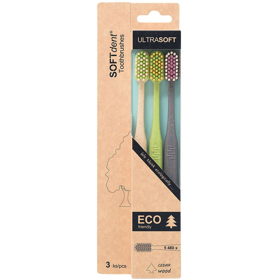 SOFTdent Eco Ultra Soft, 3 db (8594027314629)