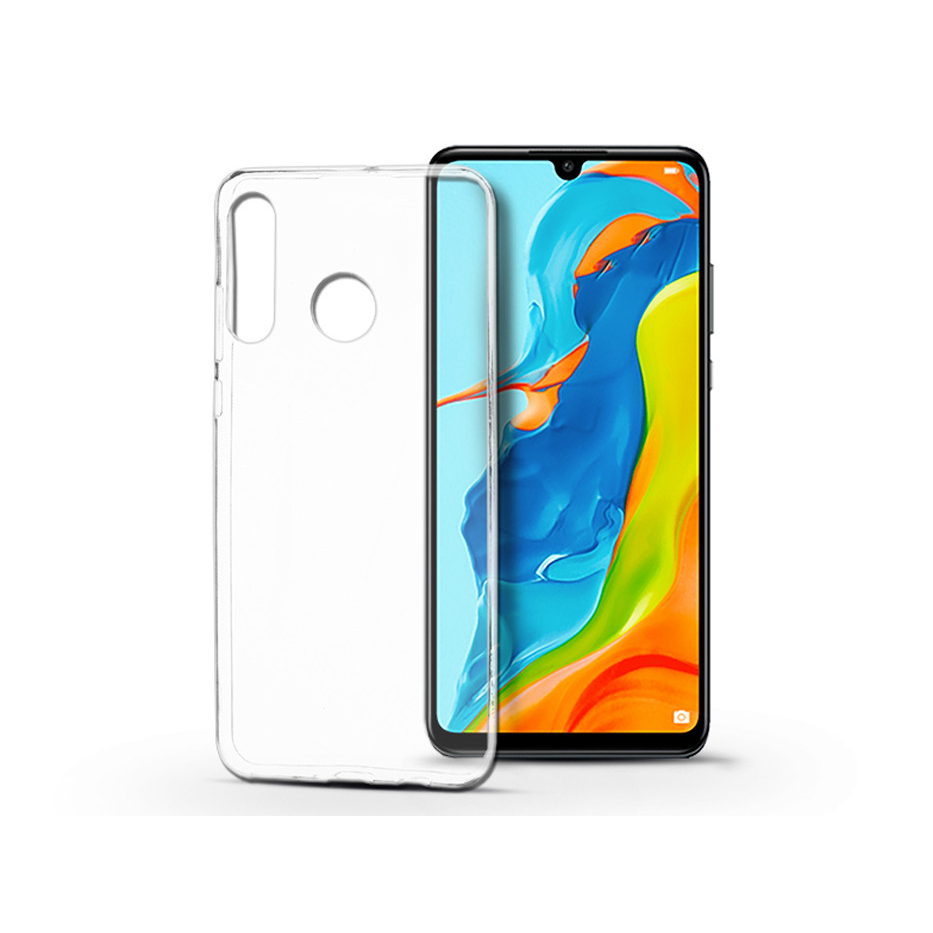 Haffner Soft Clear szilikon tok - Huawei P30 Lite - átlátszó (PT-5031)