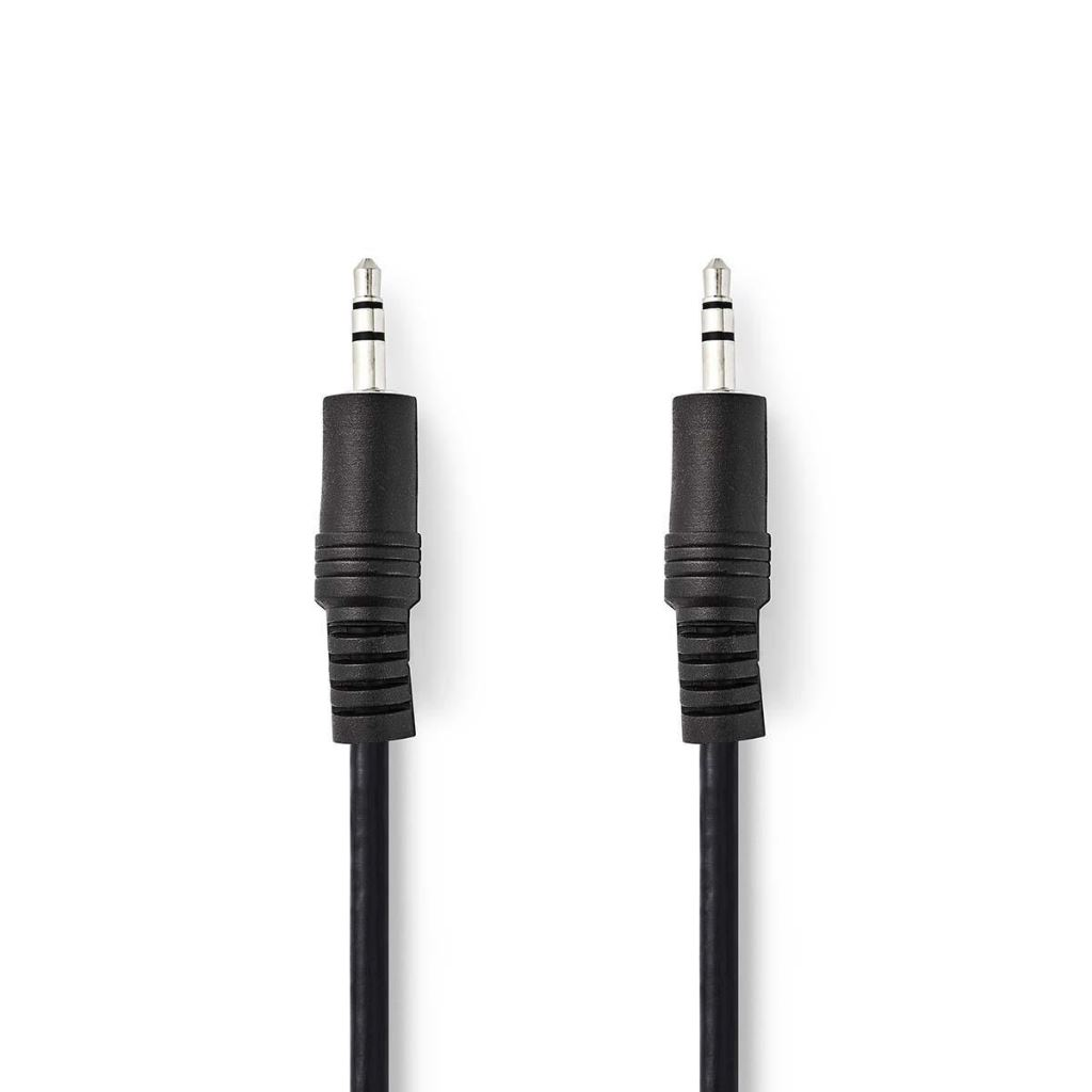 Nedis 3,5 mm-es sztereó audiokábel 1.5m fekete (CAGP22000BK15) (CAGP22000BK15)