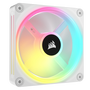 Вентилатор Corsair iCUE LINK QX120 RGB Magnetic Dome, Expansion Kit, 120 мм, Бял