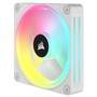 Вентилатор Corsair iCUE LINK QX120 RGB Magnetic Dome, Expansion Kit, 120 мм, Бял