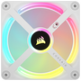 Вентилатор Corsair iCUE LINK QX120 RGB Magnetic Dome, Expansion Kit, 120 мм, Бял