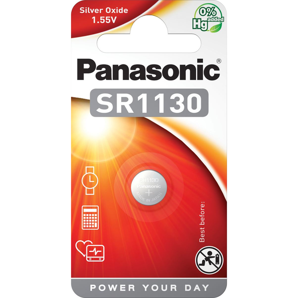 Panasonic SR-1130EL/1B ezüst-oxid óraelem (1 db / bliszter)