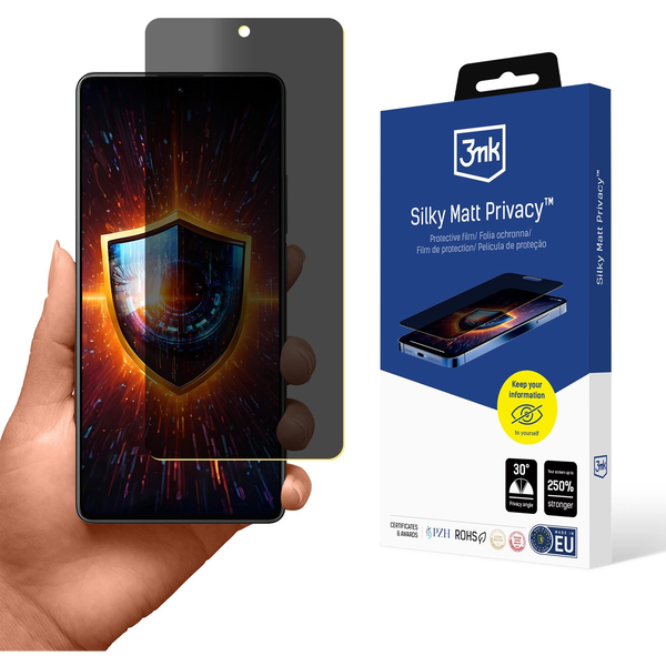 3MK Silky Matt Privacy POCO M7 Pro 5G védőfólia