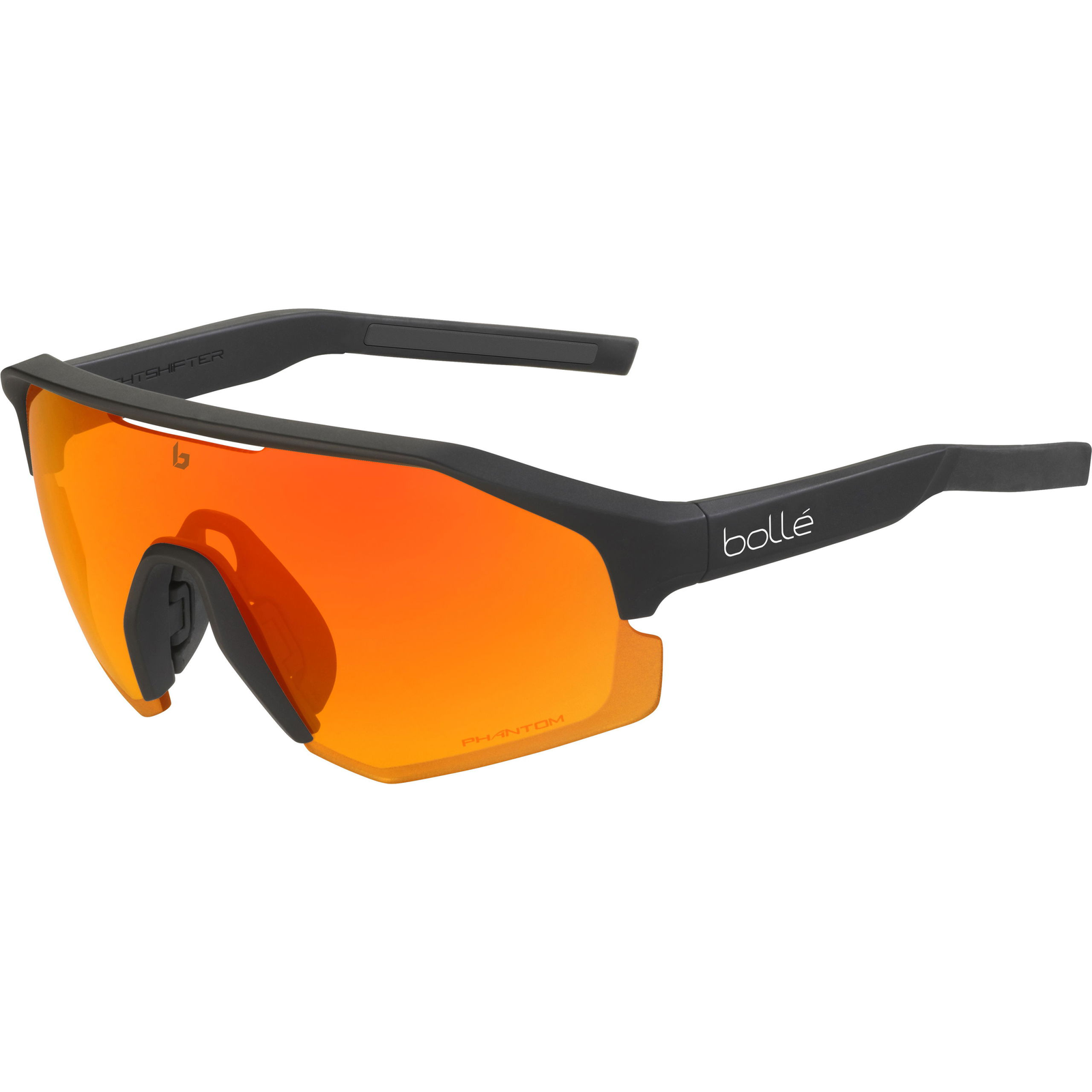 BOLLÉ BS020009 Lightshifter Black Matte Phantom Brown Red Photochromic (054917320836)