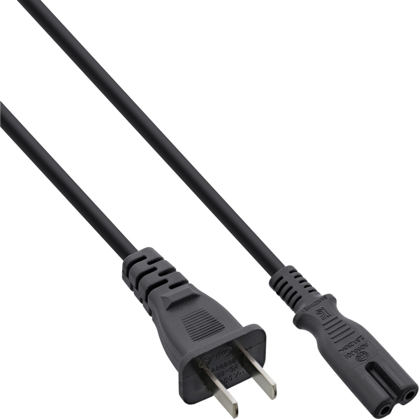 InLine 16654T cavo di alimentazione NEMA 1-15P Accoppiatore C7
