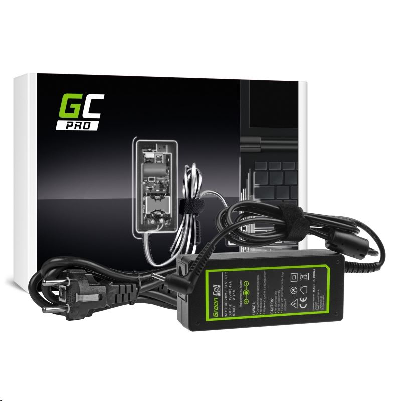 Green Cell PRO Notebook töltő Acer/Samsung 19V 3.42A 65W (AD73P) (AD73P)