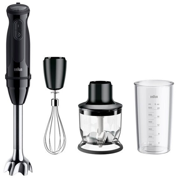 Braun MultiQuick 5 MQ 50202 M 0,6 l Staafmixer 1000 W Zwart