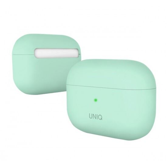 Uniq Lino Hybrid Liquid Apple Airpods Pro tok zöld (UNIQ-AIRPODSPRO-LINOMINT) (UNIQ-AIRPODSPRO-LINOMINT)
