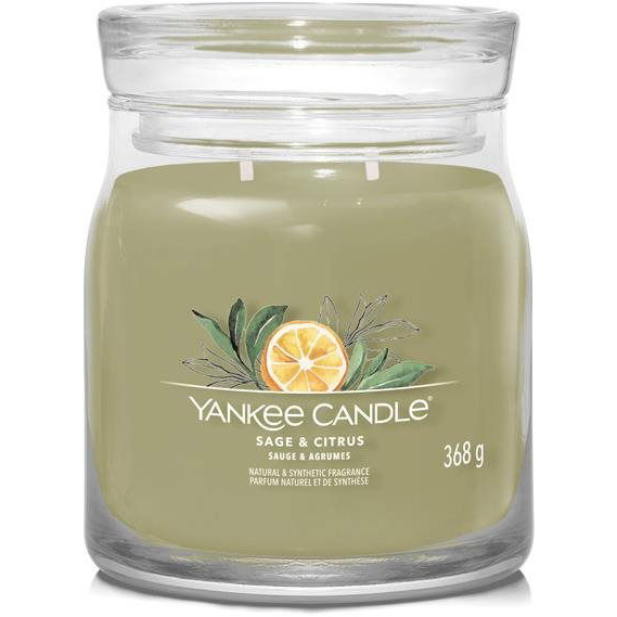 YANKEE CANDLE Signature 2 kanóc Sage & Citrus 368 g (5038581129020)