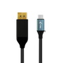 i-tec C31CBLDP60HZ2M video átalakító kábel 2 M USB C-típus DisplayPort Fekete