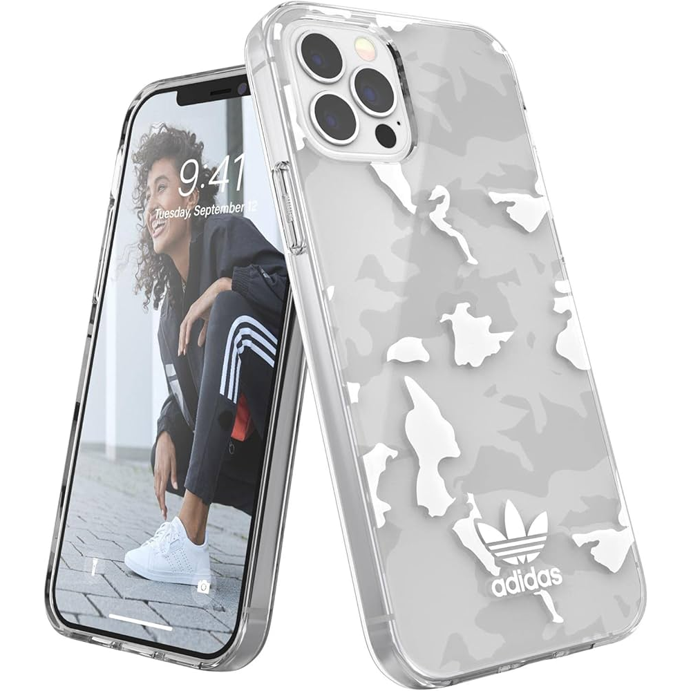 Adidas OR SnapCase Camo Apple iPhone 12 / 12 Pro Tok - Áttetsző/Terepmintás (43705)