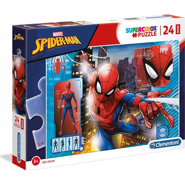 Clementoni Spider-Man Puslespil 24 stk Tegnefilm