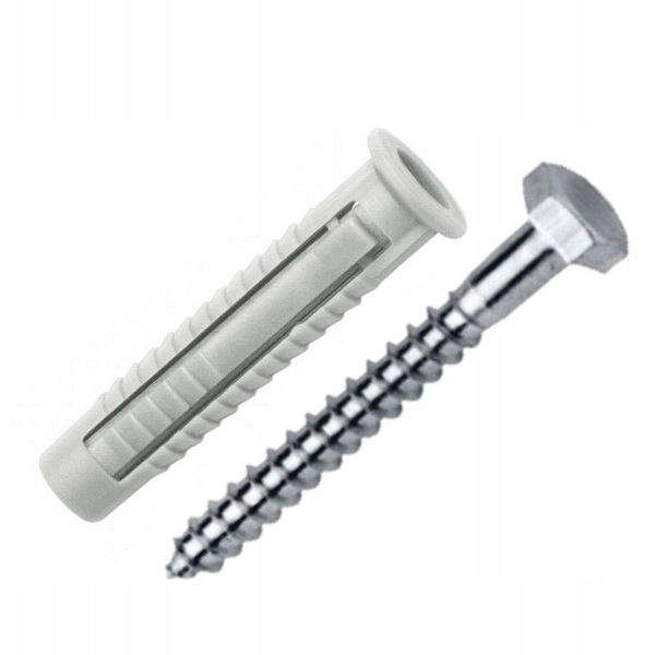 Univerzální hmoždinky 10 mm se šrouby 7x65 mm nylonové Celo 910FXK 25 Ks.