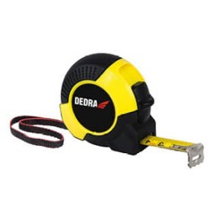Dedra Mérőszalag, Gumi Borítással, Nylon Szalag, Akasztó M875P (M875P)