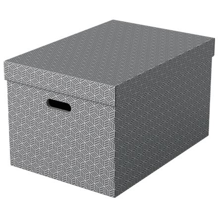 Esselte Home tárolódoboz L-es méret 3db szürke (628287) (ess628287)