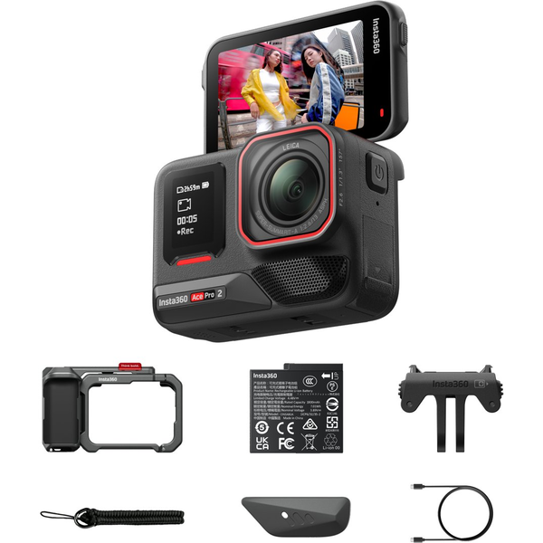INSTA360 Ace Pro 2 akciókamera Xplorer Bundle sötétszürke 102020200084