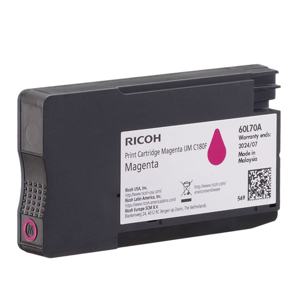 Ricoh 408519 Оригинален мастилен патрон Магента IJM C180F