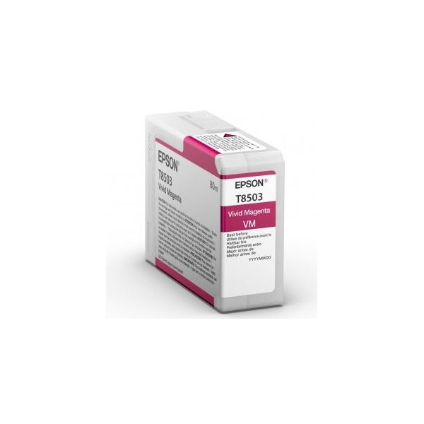 Epson T850300 blækpatron 1 stk Original Levende magenta