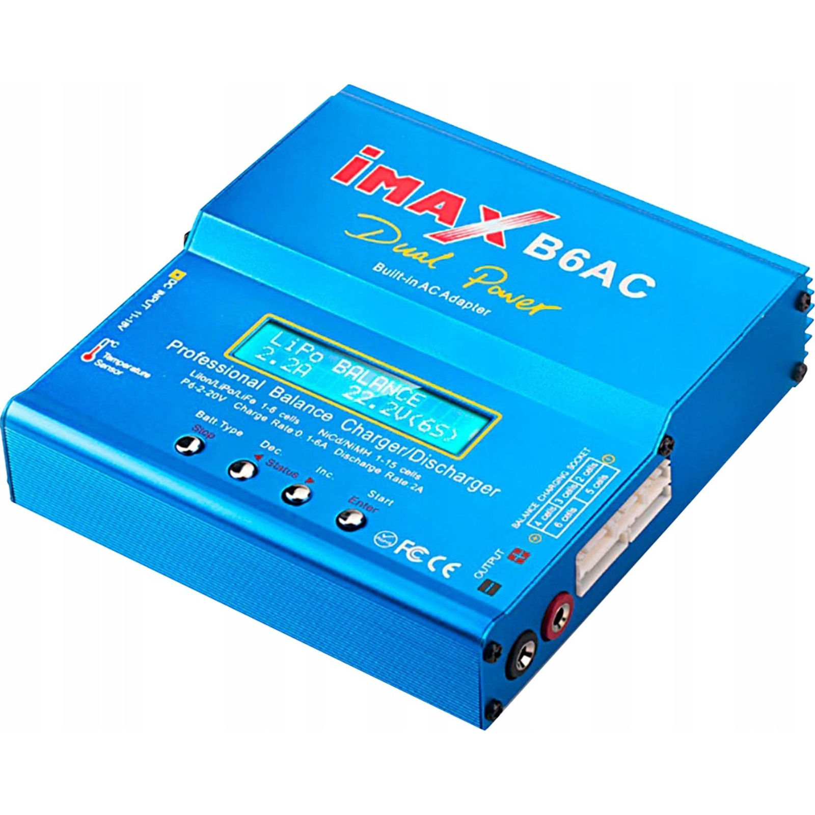 EUROKOMP Kiegyensúlyozó Töltő Imax B6 80W E6168 (BAT1154)