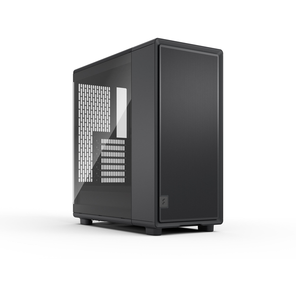 Fractal Design Epoch TG Midi Torony Számítógépház + 3db 120mm ventilátor - Fekete