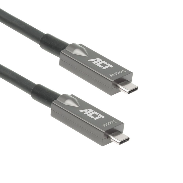 ACT AK4310 cavo USB USB 3.2 Gen 2 (3.1 Gen 2) 10 m USB C Nero, Grigio