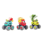 SET OF 3 FUNNY MONSTERS CONSTRUCTION MACHINES WITH FRICTION