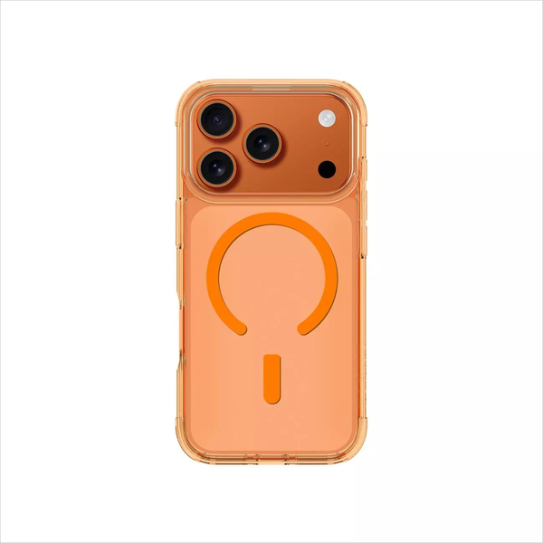 AMAZINGTHING Minimal Mag Drop Proof Case 3 Lens iPhone 17 Pro Max Titan Orange