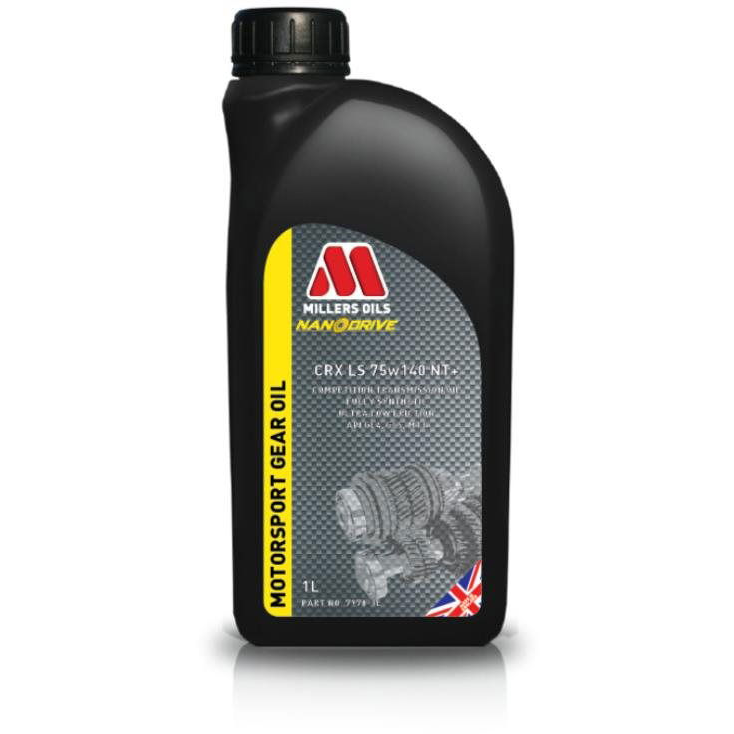 Millers Oils CRX LS 75W-140 NT+ Teljesen szintetikus verseny váltóolaj, 1 l (79701)