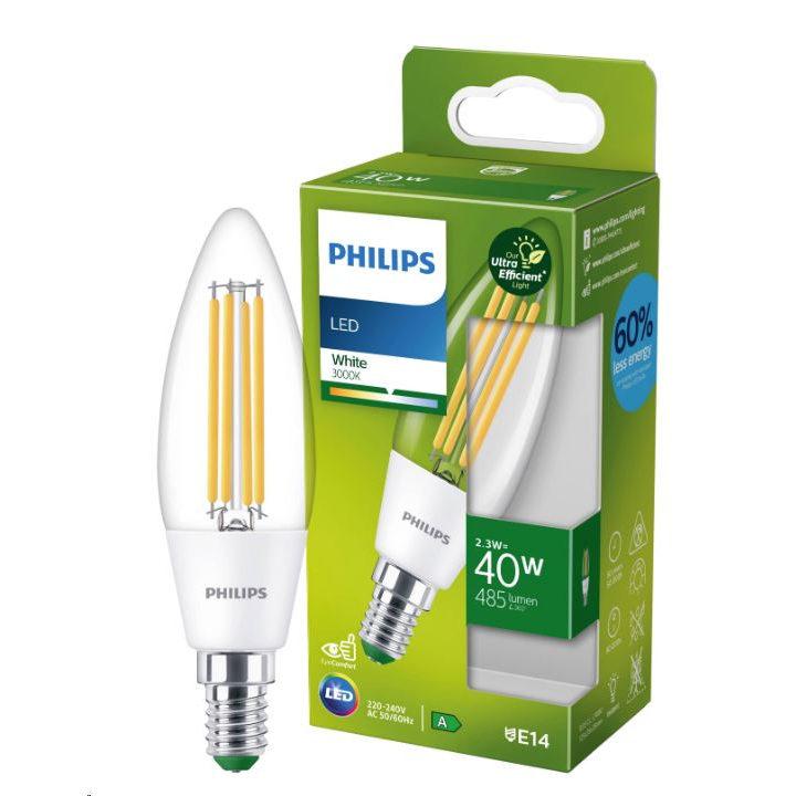 Philips 8719514435759 LED lámpa 2,3 W E14 A (8719514435759)