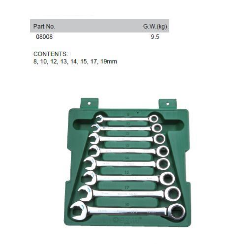 SATA racsnis kulcs készlet S08008 (GL08008)
