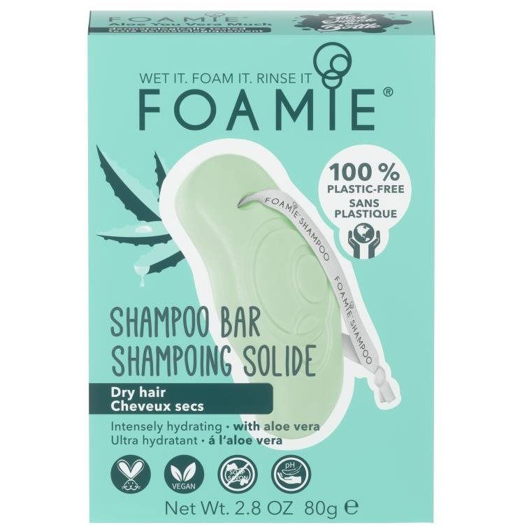 FOAMIE Shampoo Bar Aloe Vera 80 g (4063528009739)