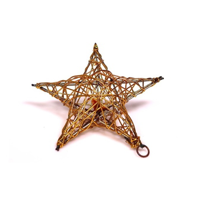 Iris Csillag Dekoráció 15cm - Arany (190-01)