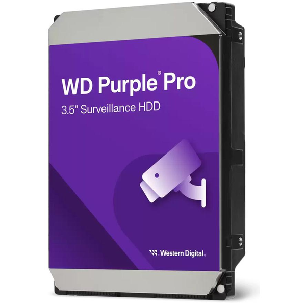 Western Digital Belső HDD 3.5" 12TB - WD122PURP (7200rpm, 512 MB puffer, SATA3 - Purple Pro)