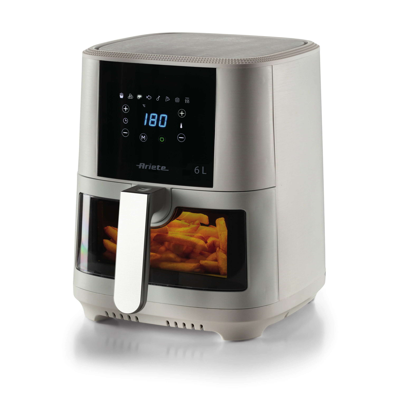 Ariete 4626/03 AirFryer Forrólevegős sütő 6L 1300 Watt - Szürke (4626/03)