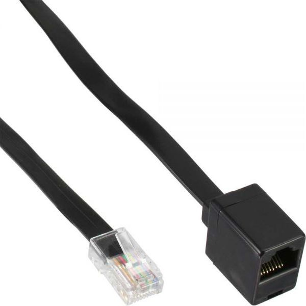  InLine Kabel ISDN RJ45 8P8C męski - żeński 6m (68825)