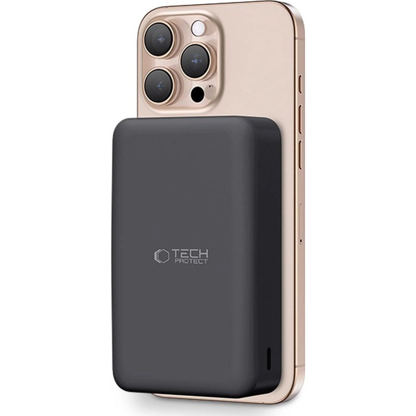 Tech-Protect PB12 MagSafe Power Bank 20000mAh Fekete