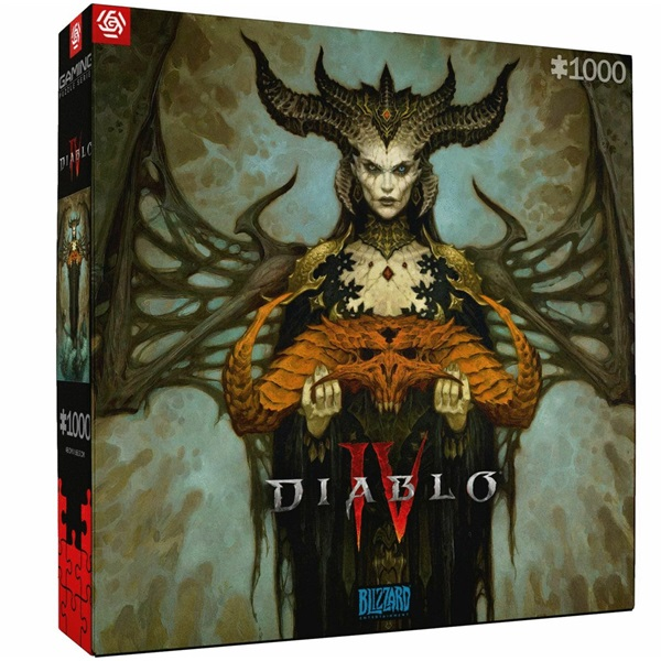 Пъзел 1000 Diablo IV: Лилит, добра плячка, многоцветен