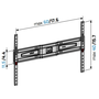 Meliconi Flatstyle FS600 DW 50"-86" fix fali TV konzol